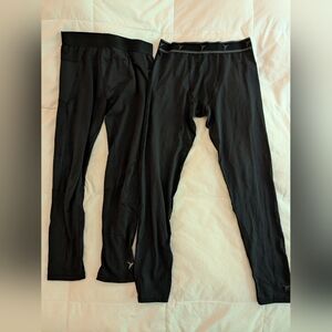 Lots Of 2 Boys Old Navy Base layer Pants Size L & XL